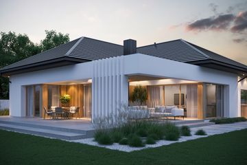  Projekt domu NewHouse 708 (KRZ1021) - projekt domu parterowego - Zdjęcie 9