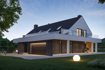  Projekt domu NewHouse 706 (KRZ1023) - projekt domu parterowego z poddaszem - Zdjęcie 7