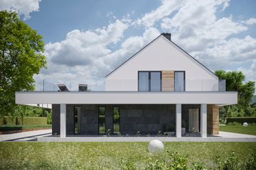  Projekt domu NewHouse 706 (KRZ1023) - projekt domu parterowego z poddaszem - Zdjęcie 10