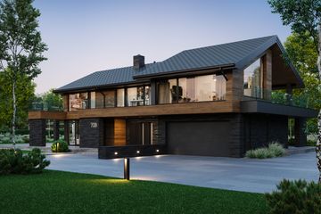  Projekt domu NewHouse 728 (KRZ1024) - projekt domu parterowego z poddaszem - Zdjęcie 3