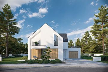  Projekt domu Modern House New House 778 D G1 (KRZ1025) - projekt domu parterowego z poddaszem - Zdjęcie 4