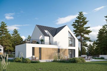  Projekt domu Modern House New House 778 D G1 (KRZ1025) - projekt domu parterowego z poddaszem - Zdjęcie 6