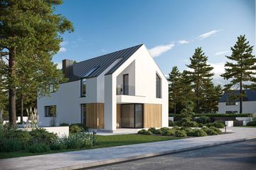  Projekt domu Modern House New House 778 D G2 (KRZ1026) - projekt domu parterowego z poddaszem - Zdjęcie 3