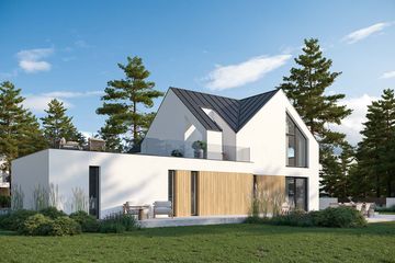  Projekt domu Modern House New House 778 D G2 (KRZ1026) - projekt domu parterowego z poddaszem - Zdjęcie 6