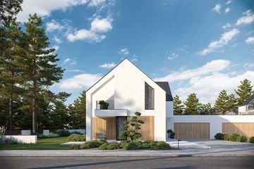  Projekt domu Modern House New House 778 B2 G2 (KRZ1027) - projekt domu parterowego z poddaszem - Zdjęcie 11