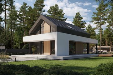  Projekt domu NewHouse 753 (KRZ1028) - projekt domu parterowego z poddaszem - Zdjęcie 5