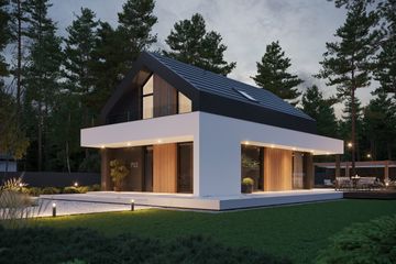  Projekt domu NewHouse 753 (KRZ1028) - projekt domu parterowego z poddaszem - Zdjęcie 6