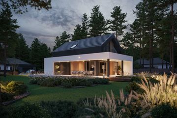  Projekt domu NewHouse 753 (KRZ1028) - projekt domu parterowego z poddaszem - Zdjęcie 11