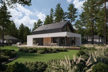  Projekt domu NewHouse 753 (KRZ1028) - projekt domu parterowego z poddaszem - Zdjęcie 12