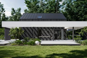  Projekt domu NewHouse 756 G1 (KRZ1029) - projekt domu parterowego z poddaszem - Zdjęcie 4