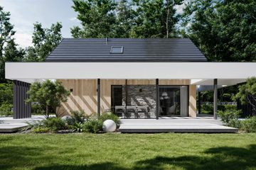  Projekt domu NewHouse 752 G1 (KRZ1030) - projekt domu parterowego z poddaszem - Zdjęcie 6