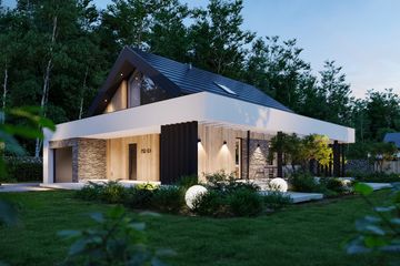  Projekt domu NewHouse 752 G1 (KRZ1030) - projekt domu parterowego z poddaszem - Zdjęcie 21