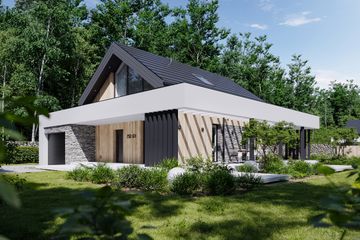  Projekt domu NewHouse 752 G1 (KRZ1030) - projekt domu parterowego z poddaszem - Zdjęcie 22