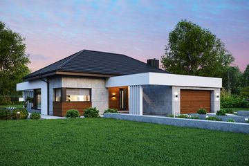  Projekt domu NewHouse 708 w1 (KRZ1031) - projekt domu parterowego - Zdjęcie 2