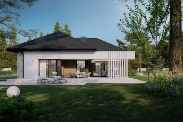  Projekt domu NewHouse 708 w1 (KRZ1031) - projekt domu parterowego - Zdjęcie 5