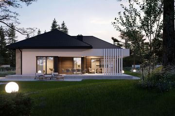  Projekt domu NewHouse 708 w1 (KRZ1031) - projekt domu parterowego - Zdjęcie 6