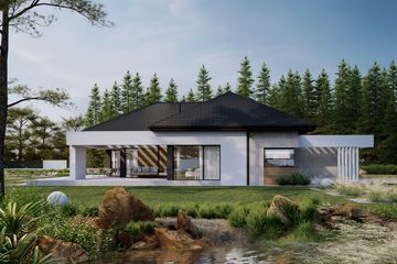  Projekt domu NewHouse 708 w1 (KRZ1031) - projekt domu parterowego - Zdjęcie 7