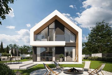  Projekt domu NewHouse 754 (KRZ1032) - projekt domu parterowego z poddaszem - Zdjęcie 4