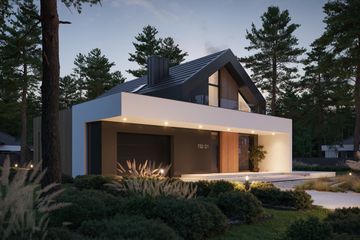  Projekt domu NewHouse 753 G1 (KRZ1033) - projekt domu parterowego z poddaszem - Zdjęcie 5