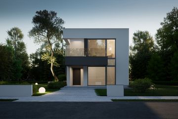  Projekt domu NewHouse 744 (KRZ1034) - projekt domu z pełnym piętrem - Zdjęcie 1