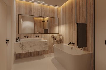 Projekt domu NewHouse 702 - parterowy dom o powierzchni 149,19 m², dach płaski - ujęcie 46