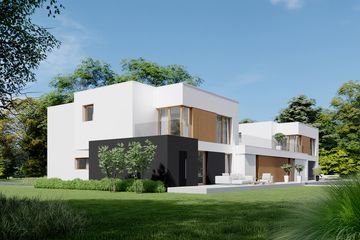  Projekt domu NewHouse 777 B2 G2 (KRZ1038) - projekt domu z pełnym piętrem - Zdjęcie 7