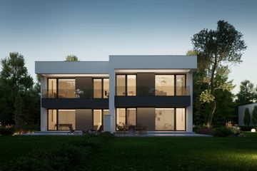  Projekt domu NewHouse 744 B (KRZ1039) - projekt domu z pełnym piętrem - Zdjęcie 1