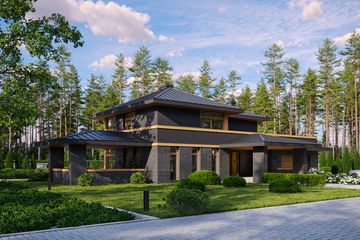  Projekt domu NewHouse 701 (KRZ1042) - projekt domu z pełnym piętrem - Zdjęcie 9