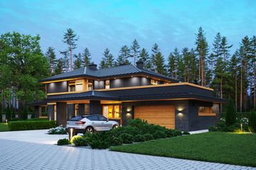  Projekt domu NewHouse 701 (KRZ1042) - projekt domu z pełnym piętrem - Zdjęcie 12