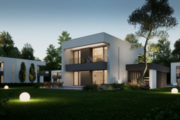  Projekt domu NewHouse 744 w1 (KRZ1044) - projekt domu z pełnym piętrem - Zdjęcie 4