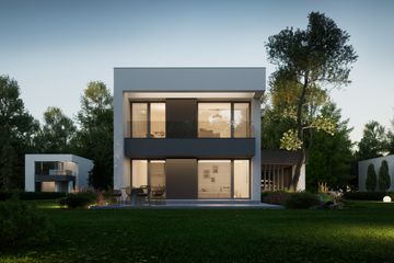  Projekt domu NewHouse 744 w1 (KRZ1044) - projekt domu z pełnym piętrem - Zdjęcie 6