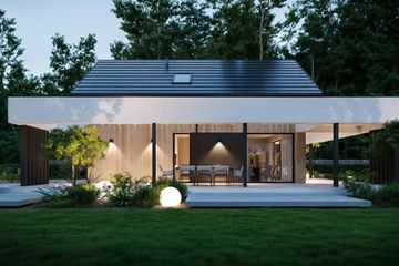  Projekt domu NewHouse 752 (KRZ1053) - projekt domu parterowego z poddaszem - Zdjęcie 5