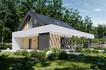  Projekt domu NewHouse 752 (KRZ1053) - projekt domu parterowego z poddaszem - Zdjęcie 8