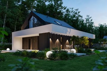  Projekt domu NewHouse 756 (KRZ1054) - projekt domu parterowego z poddaszem - Zdjęcie 21