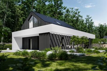  Projekt domu NewHouse 756 (KRZ1054) - projekt domu parterowego z poddaszem - Zdjęcie 22