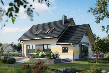  Projekt domu Dino Sol (1803) (KRD2918) - projekt domu parterowego z poddaszem - Zdjęcie 5