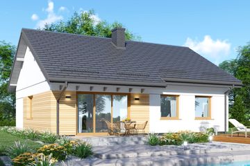  Projekt domu APS 332 ECO (LUA1570) - projekt domu parterowego - Zdjęcie 3