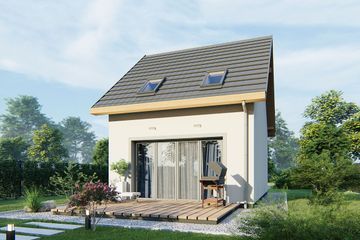  Projekt domu Morski 4 (WRD3097) - projekt domu parterowego z poddaszem - Zdjęcie 2