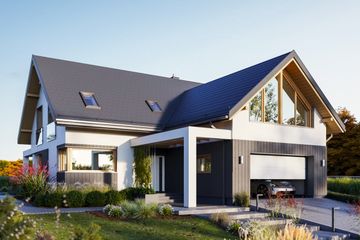  Projekt domu Zenon Astro (1800) (KRD2919) - projekt domu parterowego z poddaszem - Zdjęcie 1