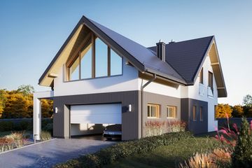  Projekt domu Zenon Astro (1800) (KRD2919) - projekt domu parterowego z poddaszem - Zdjęcie 3