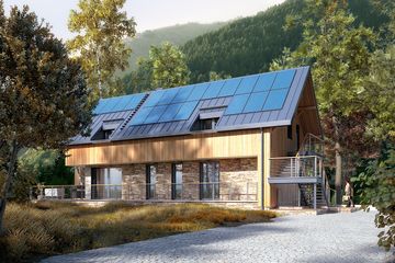  Projekt domu Agrest (BSA2327) - projekt domu parterowego z poddaszem - Zdjęcie 2