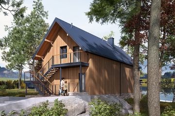  Projekt domu Agrest (BSA2327) - projekt domu parterowego z poddaszem - Zdjęcie 3