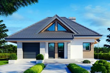  Projekt domu Mini Reksio N (BSB1156) - projekt domu parterowego z poddaszem - Zdjęcie 1