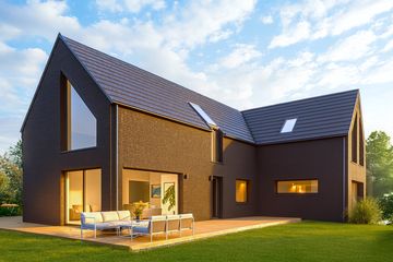  Projekt domu House x32 (WRG1087) - projekt domu parterowego z poddaszem - Zdjęcie 1