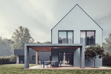  Projekt domu House x28 (WRG1089) - projekt domu parterowego z poddaszem - Zdjęcie 1