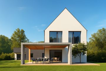  Projekt domu House x28 (WRG1089) - projekt domu parterowego z poddaszem - Zdjęcie 1