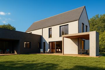  Projekt domu House x28 (WRG1089) - projekt domu parterowego z poddaszem - Zdjęcie 2