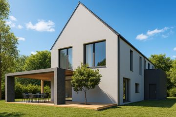  Projekt domu House x28 (WRG1089) - projekt domu parterowego z poddaszem - Zdjęcie 3