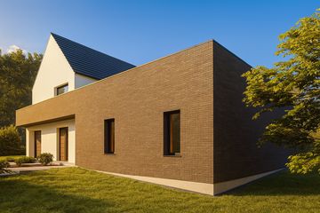  Projekt domu House x28 (WRG1089) - projekt domu parterowego z poddaszem - Zdjęcie 4