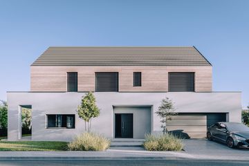  Projekt domu House x26 (WRG1095) - projekt domu parterowego z poddaszem - Zdjęcie 1